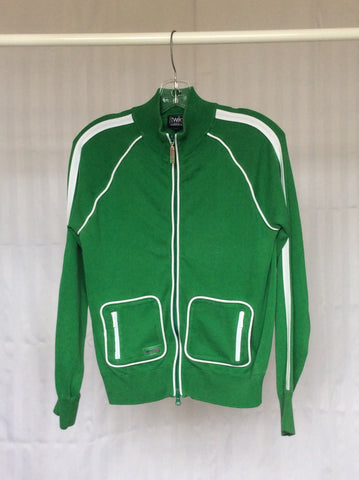 Women's green zip-up (twik) - L