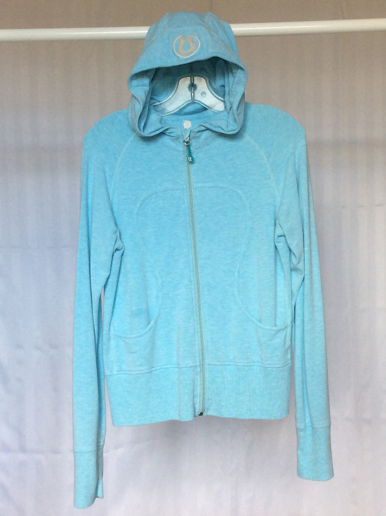 Women's light blue zip-up hoodie (Lululemon) - M – Second Heart Clothing