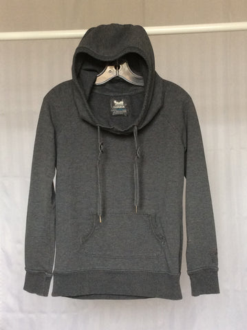 Women's dark gray pullover hoodie (Garage) - L